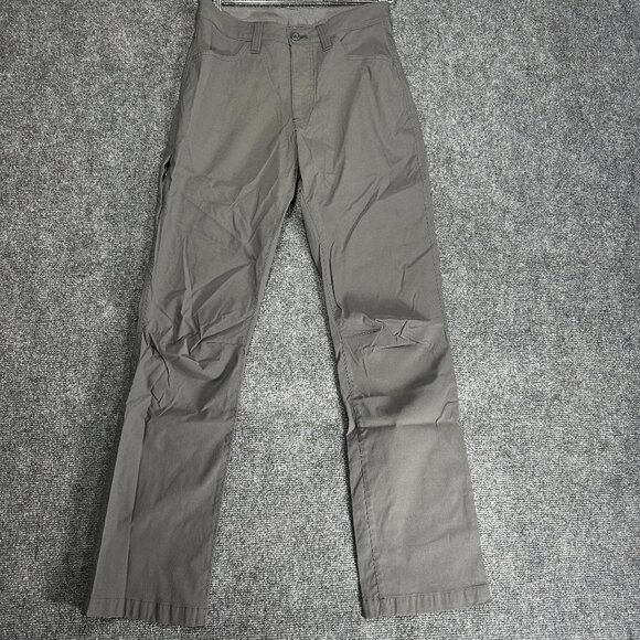 Eddie Bauer Pants Mens 30 Tech Pant Gray Nylon Stretch Pockets Zip Fly Hiking - Picture 1 of 7